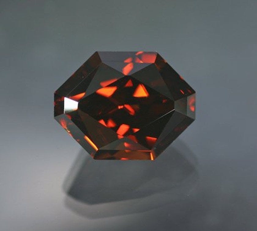 orange-brown zircon - Australia