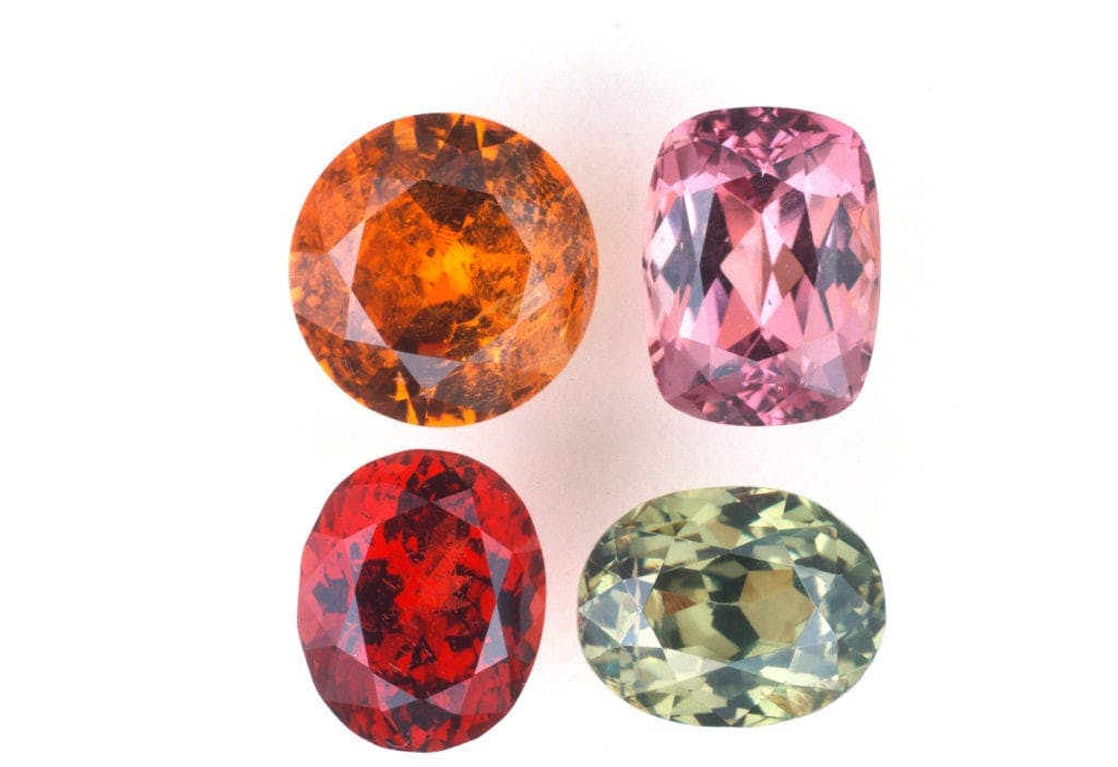 garnets - gem classification